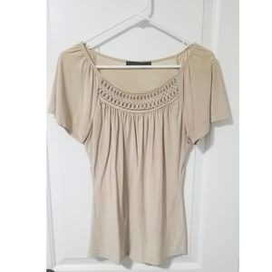 The Limited Tan Blouse